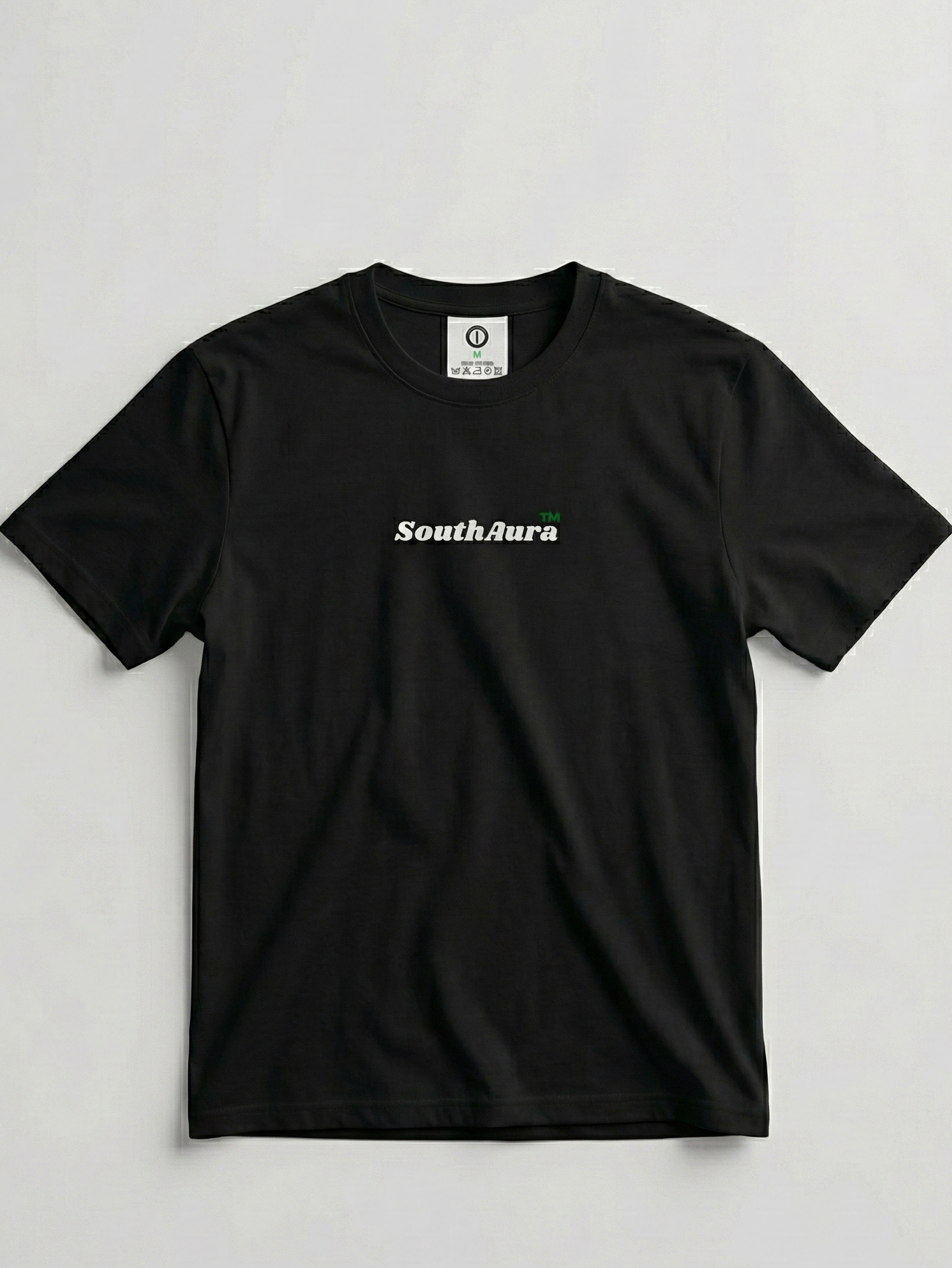 Camiseta Original Southaura negra vista frontal